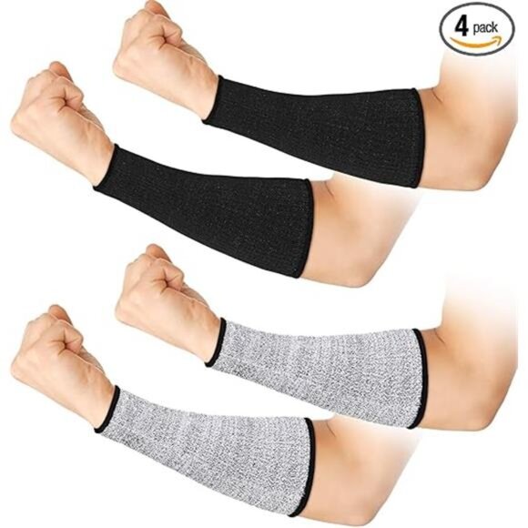 2 Pairs Cut Resistant Sleeve Arm Protection Level 5 Protection Safety - Picture 7 of 7